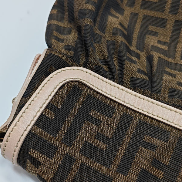 Canvas Top Handle Bag Brown