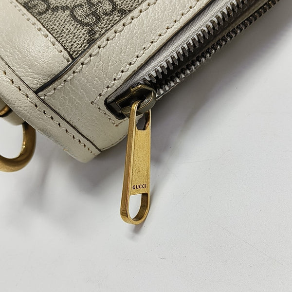 Ophidia Monogram Coated Canvas Beige