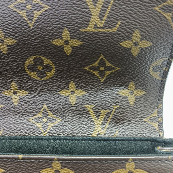 SAINT PLACIDE Monogram Coated Canvas Black