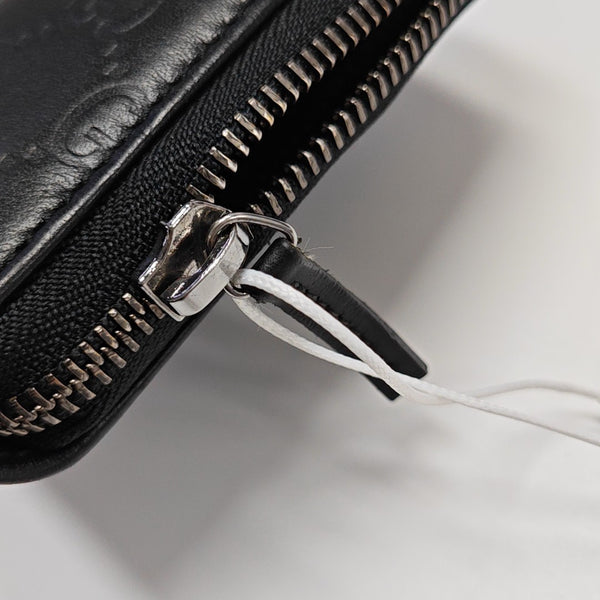 Signature Monogram Calfskin Black Wallet