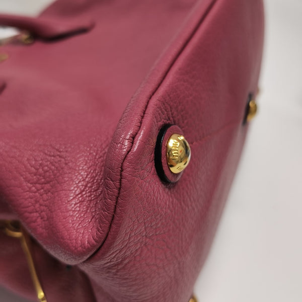 Calfskin Shoulder Bag Pink