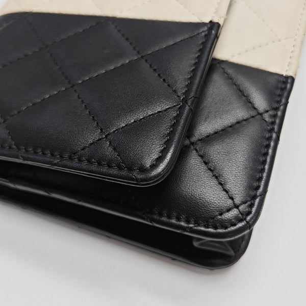 WOC Quilted Lambskin Black