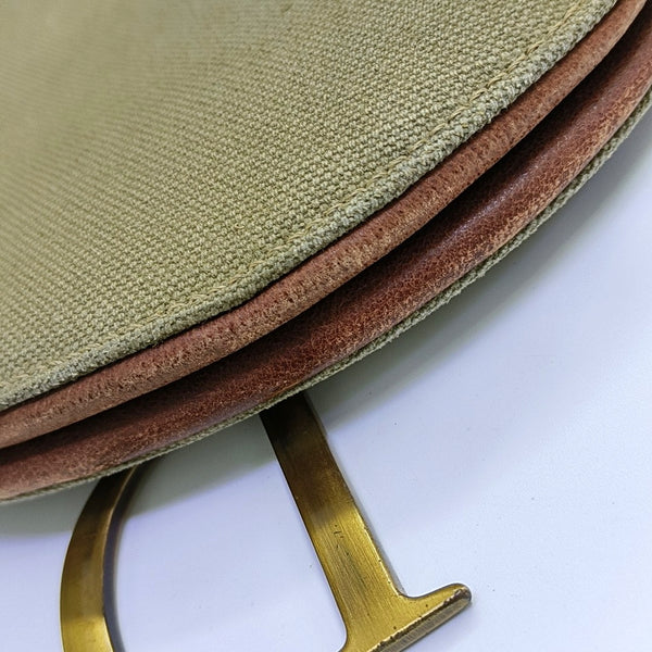Saddle Canvas Beige
