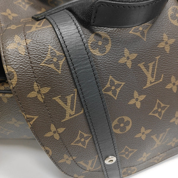 CHRISTOPHER PM Monogram Coated Canvas Brown