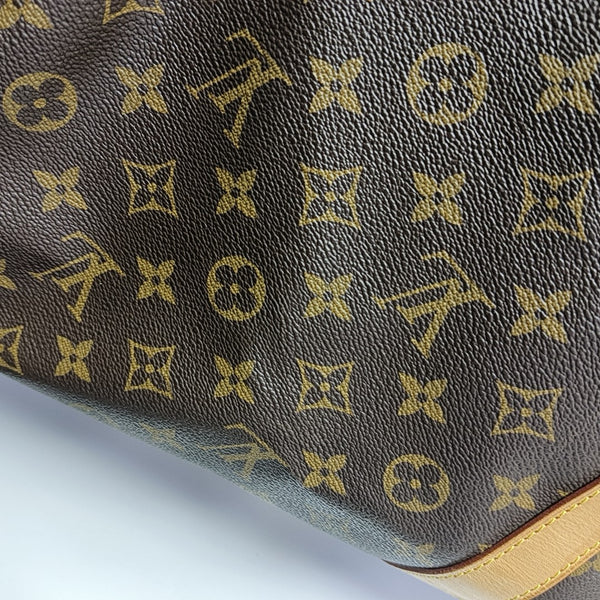 KEEPALL 60 Monogram Coated Canvas Brown