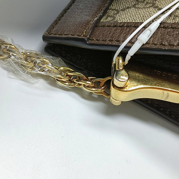 Authenticated pre-owned Ophidia Medium Monogram Coated Canvas Beige - Shoulder Bag at Looply
