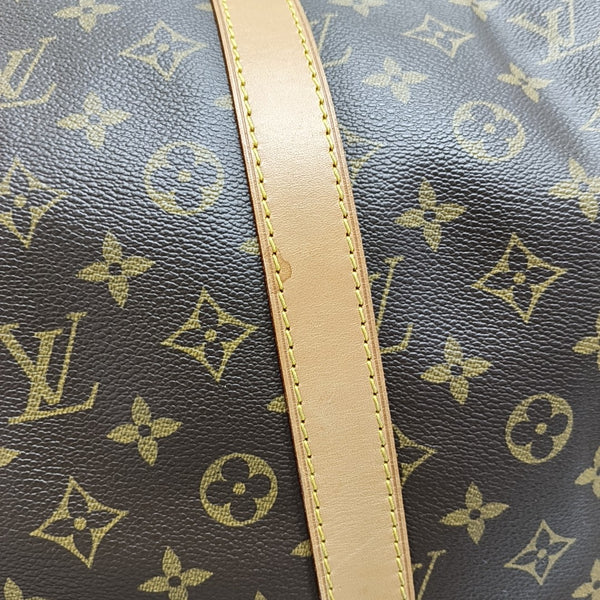 SAC SOUPLE 55 Monogram Coated Canvas Brown