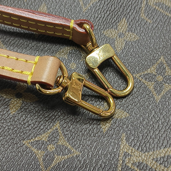 SAC PLAT Mini Monogram Coated Canvas Brown