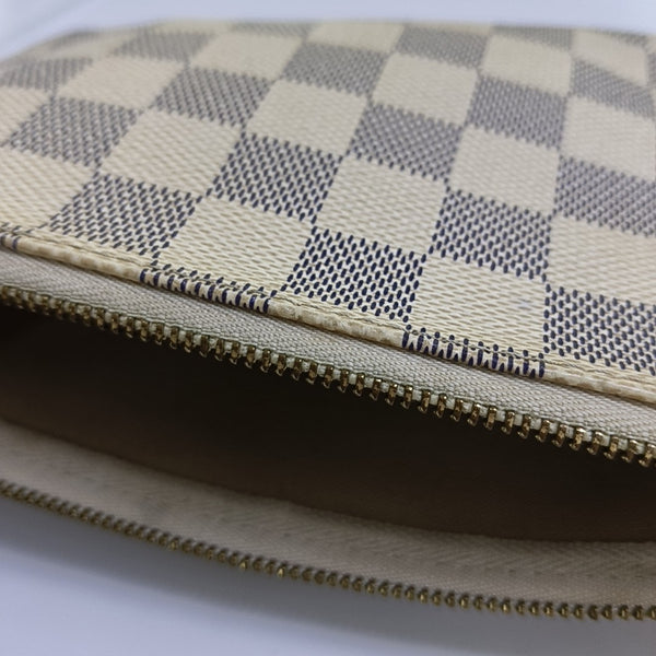 ACCESSOIRES GM Damier Azur Coated Canvas White