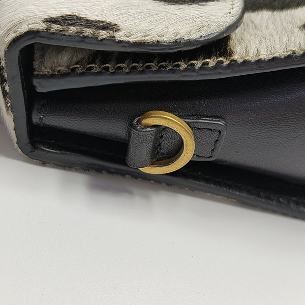 Horsehair Shoulder Bag Multicolor