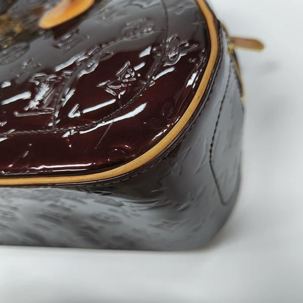 SUMMIT DRIVE Monogram Patent Leather Red