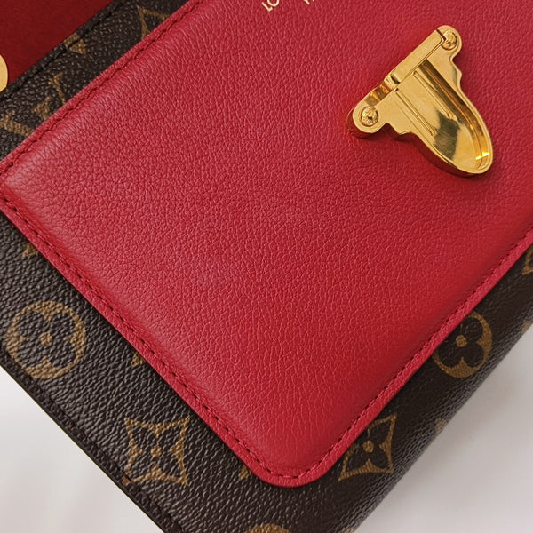 VICTOIRE Monogram Coated Canvas Brown