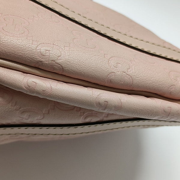 Monogram Calfskin Tote Bag Pink