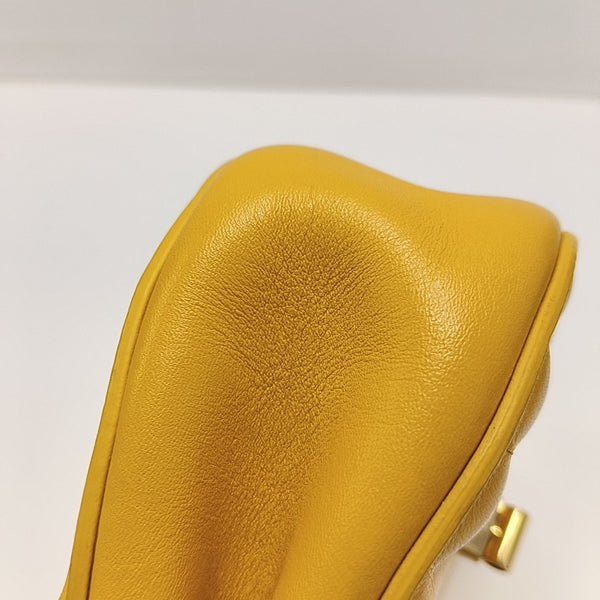 Drew Nano Quilted Calfskin Yellow