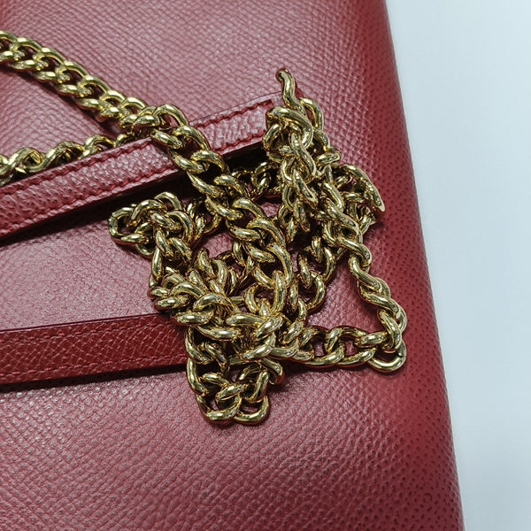 Gancini Calfskin Red