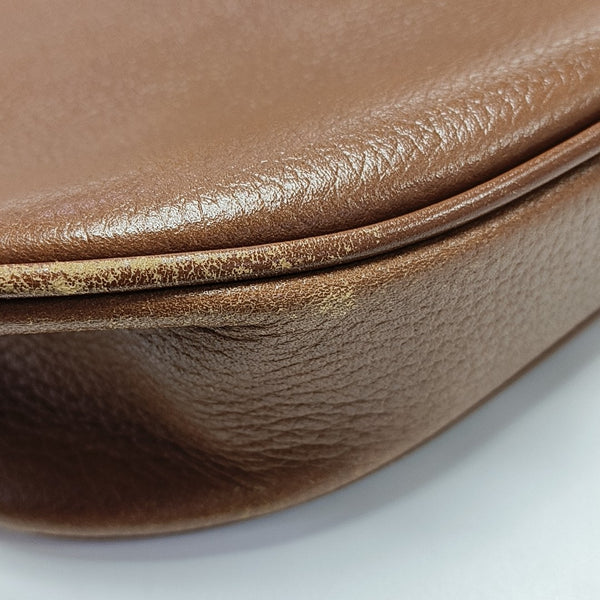 Calfskin Crossbody Bag Brown