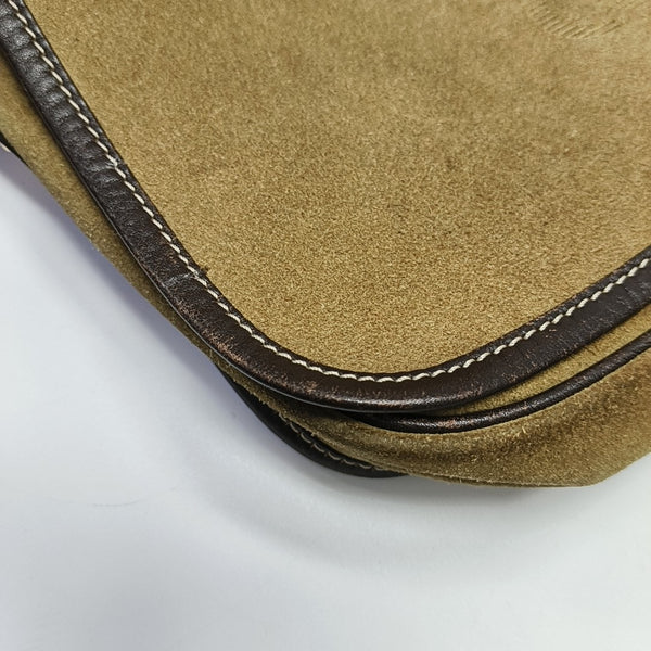 Suede Shoulder Bag Brown