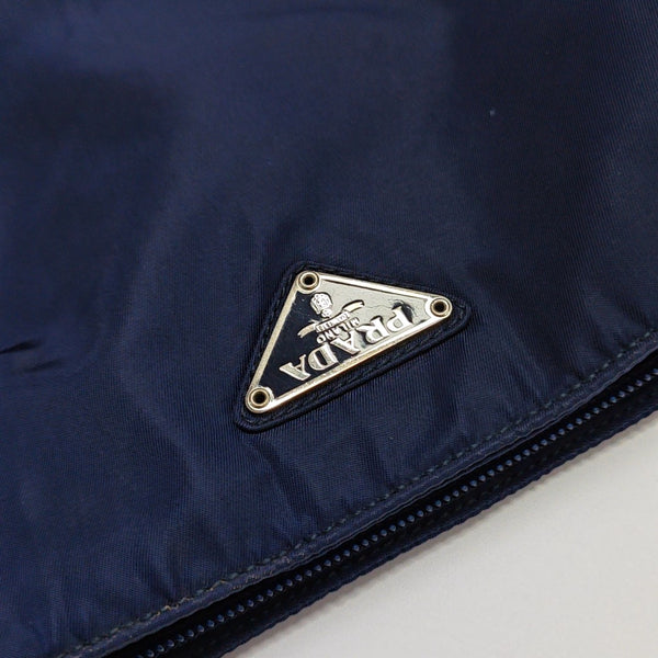 Nylon Tote Bag Blue