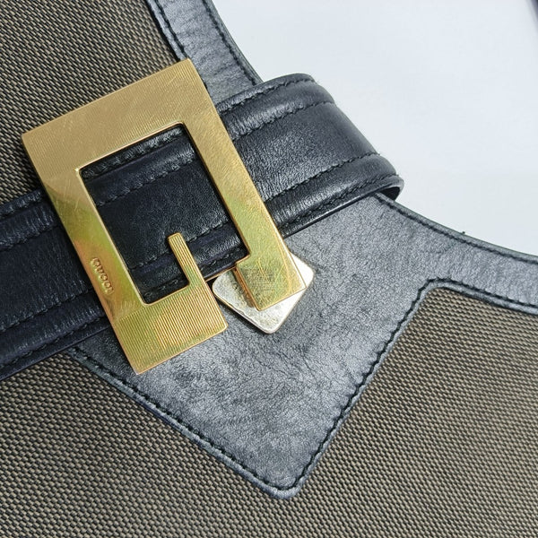 Canvas Shoulder Bag Brown