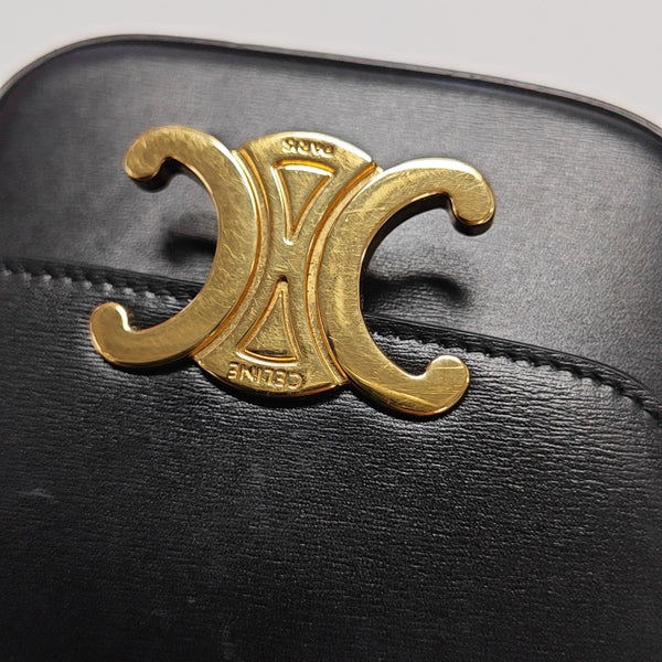 TRIOMPHE Mini Calfskin Black