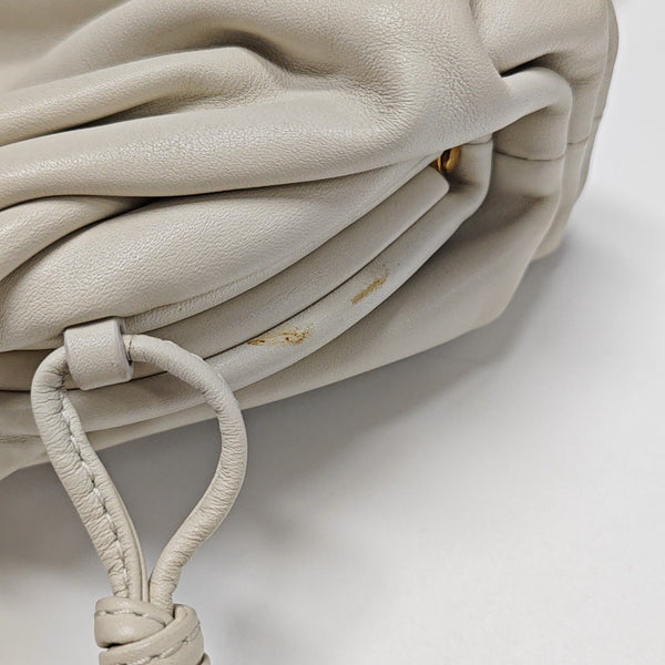 The Pouch Mini Calfskin White