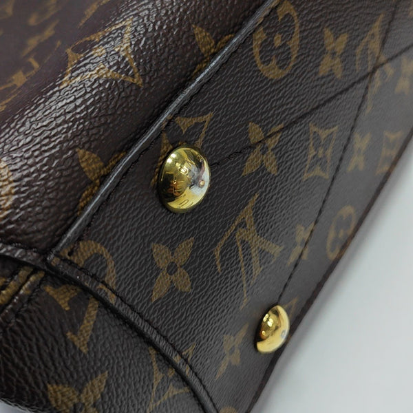 MONTAIGNE BB Monogram Coated Canvas Brown