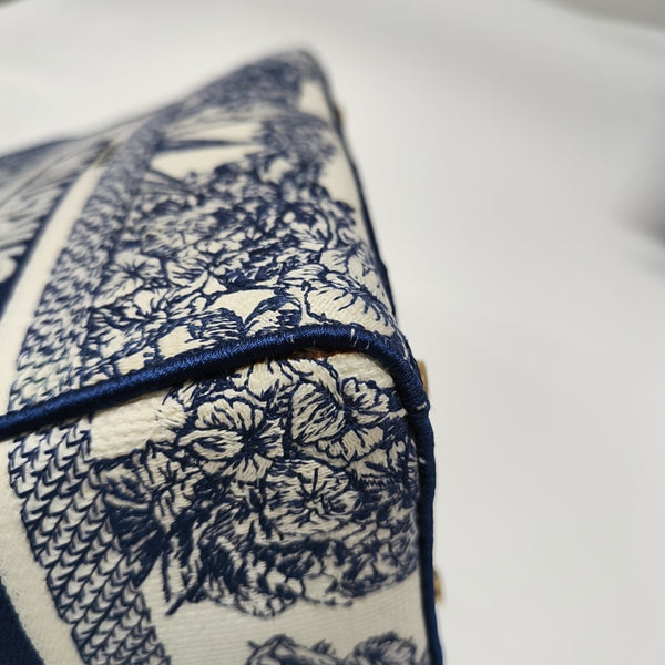 Lady D-Lite Medium Canvas Blue