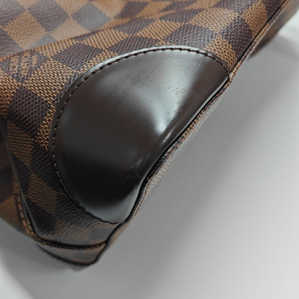 HAMPSTEAD MM Damier Ebene Coated Canvas Brown