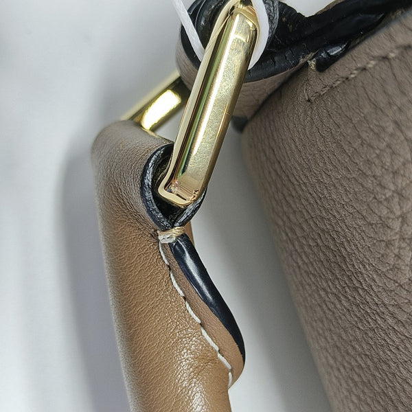 Puzzle Small Calfskin Beige