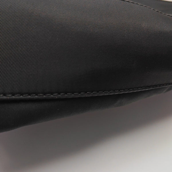 Nylon Shoulder Bag Black