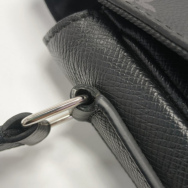 TAIGARAMA Monogram Coated Canvas Black
