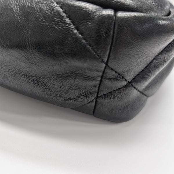 CHANEL 19 Small Quilted Lambskin Black