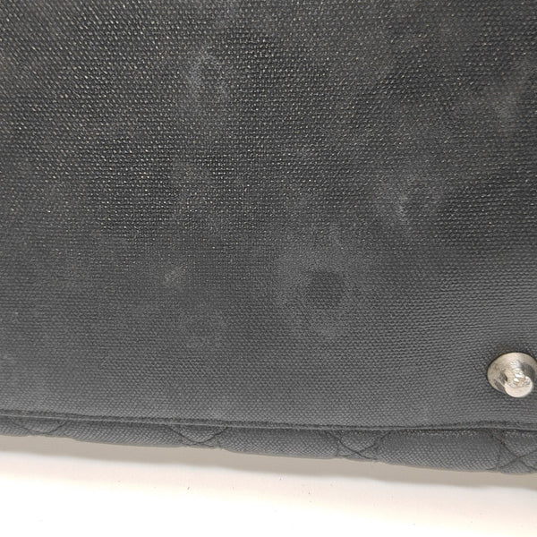Cannage Coated Canvas Black