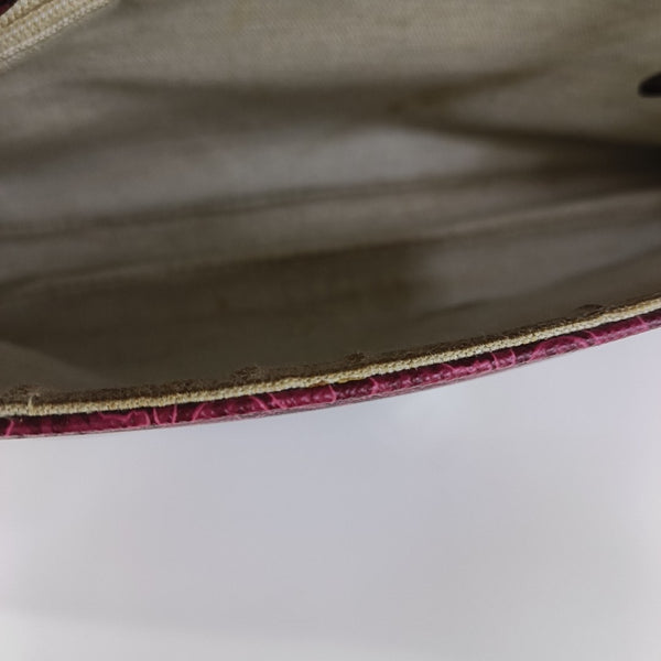 Coated Canvas Shoulder Bag Red