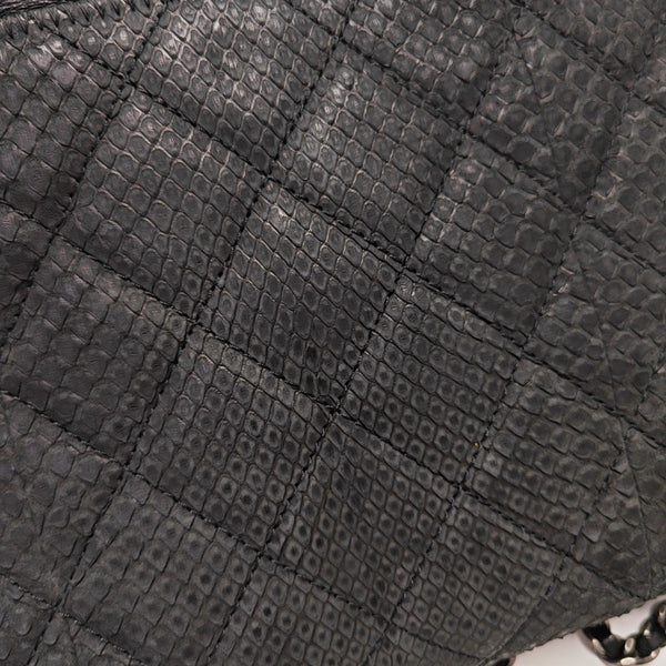 Python Shoulder Bag Black