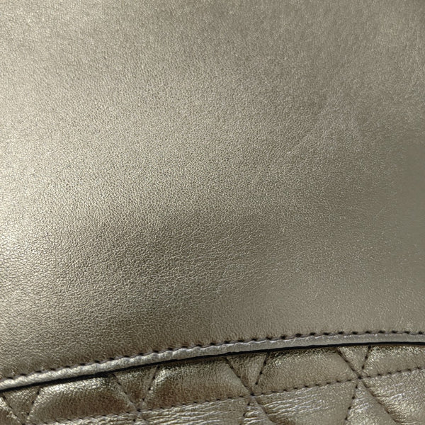 Quilted Calfskin Shoulder Bag Gold