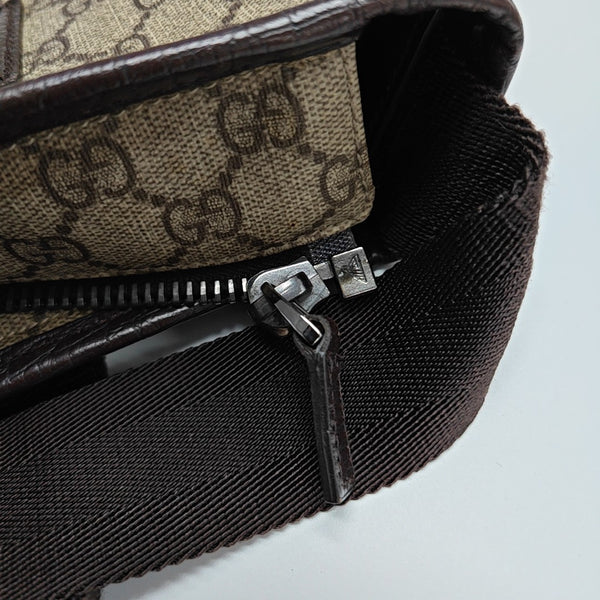 Monogram Coated Canvas Tote Bag Black