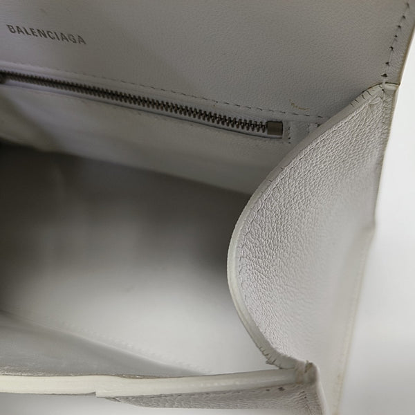 Hourglass S Calfskin White