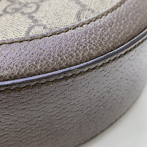 Ophidia Mini Monogram Coated Canvas Beige