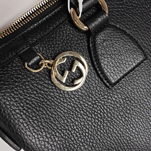 Microguccissima Calfskin Black
