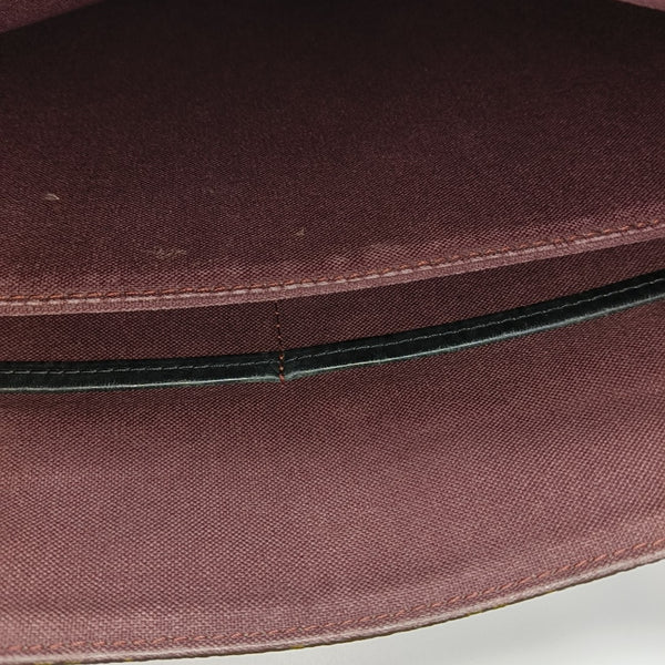 BASS Monogram Coated Canvas Brown