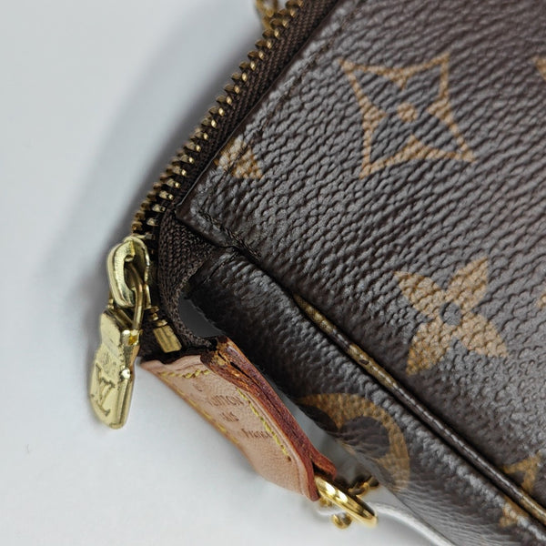 ACCESSOIRES Mini Monogram Coated Canvas Brown