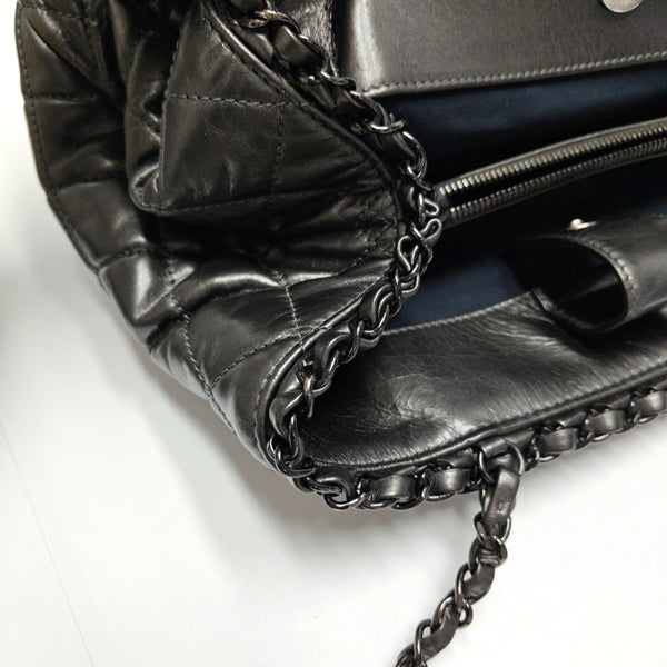 Quilted Calfskin Gray