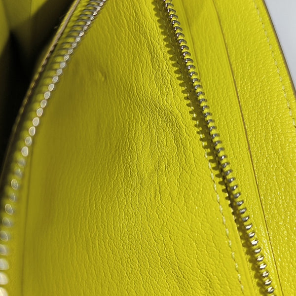 Kelly 19 Chèvre Mysore Yellow Wallet