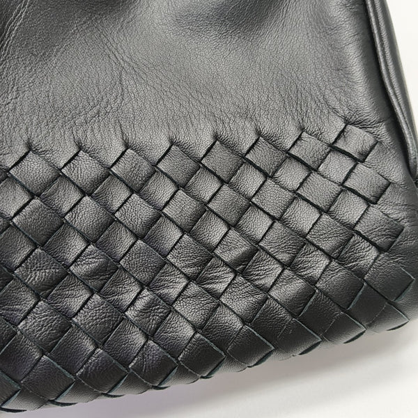 Calfskin Shoulder Bag Black