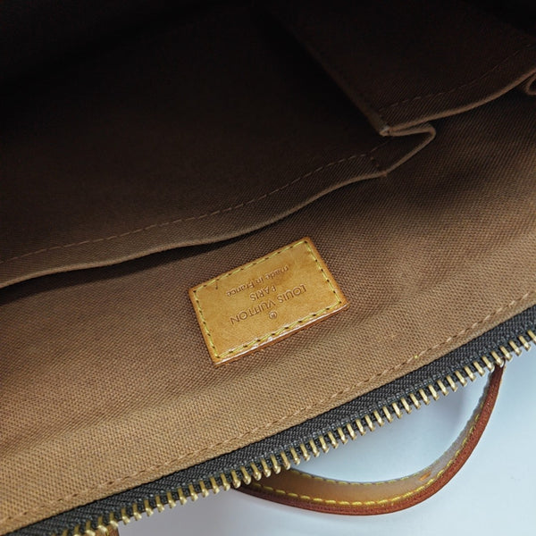 POPINCOURT Monogram Coated Canvas Brown