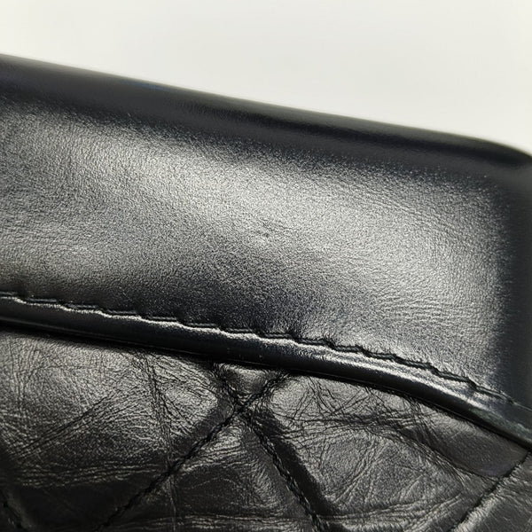 GABRIELLE Small Quilted Calfskin Black