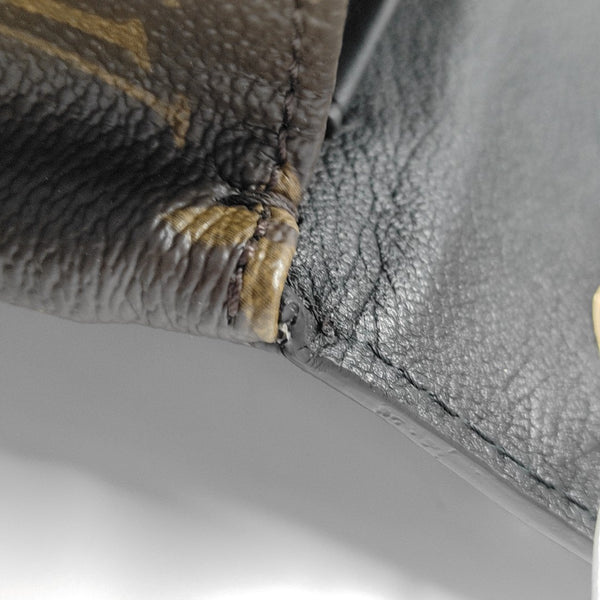 MARCEAU Monogram Coated Canvas Brown