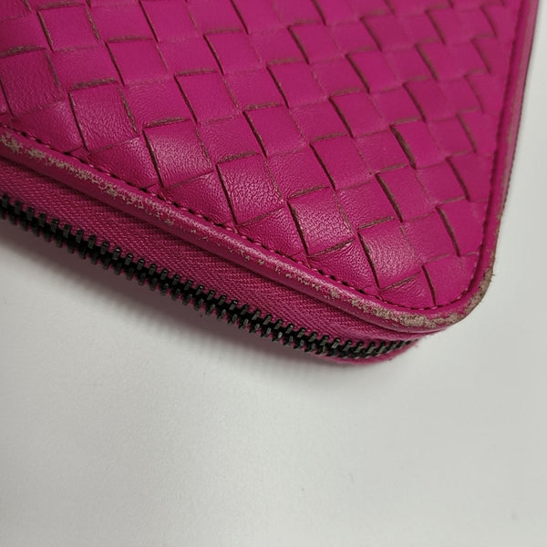 Lambskin Wallet Red