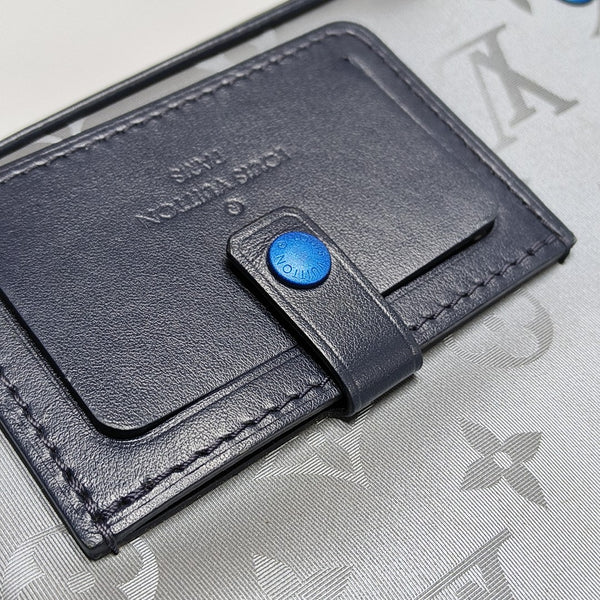 ALPHA Monogram Coated Canvas Silver
